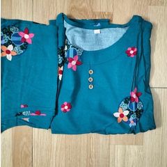 (THANH LÝ) Bộ Đồ Mặc Nhà Cotton Lụa Mềm Mát Cho Bà Cho Mẹ AB14