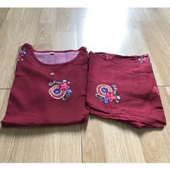 (THANH LÝ) Bộ Đồ Mặc Nhà Cotton Lụa Mềm Mát Cho Bà Cho Mẹ AB14