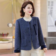 Áo Khoác Dạ Xuân Thu Lịch Sự Trẻ Trung Cho Nữ Trung Niên AD64