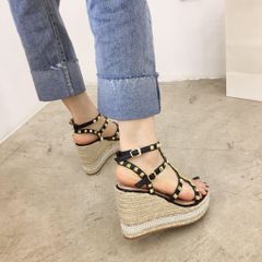 (CHÂN MỎNG LÙI 1 SIZE) Xăng Đan Đế Xuồng Tăng Chiều Cao Êm Chân AG22