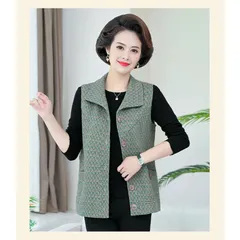 Áo Khoác Dạ Ghi Lê Cho Mẹ AD19