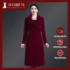 Áo Khoác Dạ Cashmere Hai Mặt Dài Sang Trọng AD25