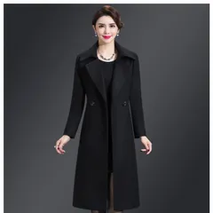 Áo Khoác Dạ Cashmere Hai Mặt Dài Sang Trọng AD25