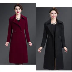 Áo Khoác Dạ Cashmere Hai Mặt Dài Sang Trọng AD25