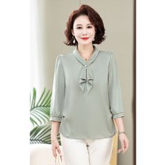 Áo Sơ Mi Tay Lỡ Trung Niên Sang Trọng SM101