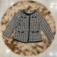 Áo Khoác Dạ Tweed Mùa Xuân Cho Mẹ Lịch Sự AD35
