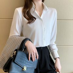 Áo Sơ Mi Nữ Trắng Công Sở Thanh Lịch SM77
