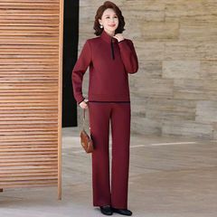 Bộ Đồ Thể Thao Xuân Thu Năng Động Cho Nữ Trung Niên AB64