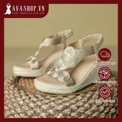 (FORM CHUẨN) Dép Đế Xuồng Đi Du Lịch Tăng Chiều Cao Êm Chân AG55