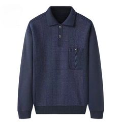 Áo Len Lót Nỉ Dày Dặn Sang Trọng Dành Cho Nam Trung Niên AL129