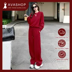 Set Đồ Thể Thao Nữ Thu Đông Phong Cách Hàn Quốc AB59