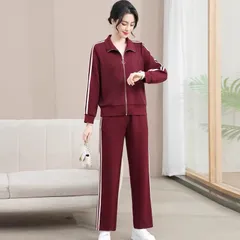 Bộ Đồ Thể Thao Thời Trang Xuân Thu Trẻ Trung Cho Nữ Trung Niên AB60