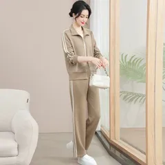 Bộ Đồ Thể Thao Thời Trang Xuân Thu Trẻ Trung Cho Nữ Trung Niên AB60