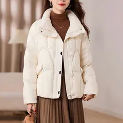 Áo Khoác Phao Cotton Dáng Ngắn Ấm Áp Cho Nữ AK58