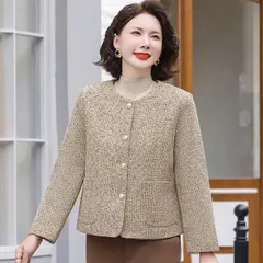 Áo Khoác Dạ Dáng Ngắn Trẻ Trung Lịch Sự Cho Nữ Trung Niên AD31