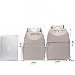 Ba Lô Đựng Máy Tính 14 Inch Vải Oxford Nữ Chống Thấm Nước  AT17