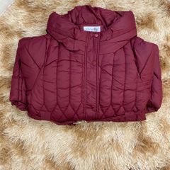 Áo Khoác Phao Cotton Dáng Dài Trùm Đầu Màu Trơn Cho Nữ AK142