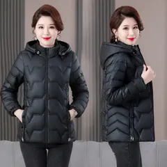 (THANH LÝ LẺ SIZE) Áo Khoác Phao Cotton Ngắn Có Mũ Trùm Đầu Dành Cho Nữ AK38