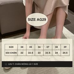 (CHÂN MỎNG LÙI 1 SIZE) Sandal Đế Xuồng Dệt Cói Hở Mũi Đính Tán Thời Trang AG29