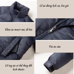 Áo Khoác Phao Cổ Đứng Mùa Đông Cho Bố AK30
