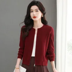 Áo Len Cardigan Khoác Ngoài Dáng Rộng Dày Dặn Thu Đông Cho Nữ AL118