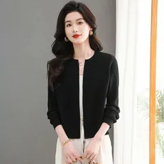 Áo Len Cardigan Khoác Ngoài Dáng Rộng Dày Dặn Thu Đông Cho Nữ AL118