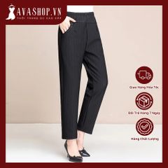 Quần Lông Nhung Siêu Mềm Thời Trang Mùa Đông Cho Mẹ AQ14 - Hàng Quảng Châu Cao Cấp