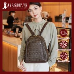 Ba Lô In Họa Tiết Retro Nữ Xuân Hè Mới Thời Trang Hàn Quốc AT15