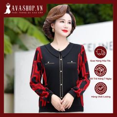 Áo Thun Dài Tay Thu Đông Lịch Sự Trung Niên SM89