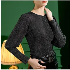 Áo Thun Nữ Lưới Mùa Xuân Tay Phồng Quyến Rũ SM67