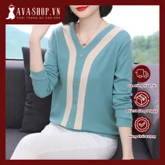 Áo Thun Dài Tay Cotton Màu Tương Phản Dành Cho Nữ Mùa Xuân Thu SM05