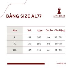 Áo Len Thêu Hoa Trung Niên Cổ Tròn Cho Mẹ AL77
