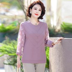 Áo Thun Mỏng Thu Đông Cho Nữ Trung Niên SM113