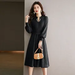 Đầm Dệt Kim Nữ Thanh Lịch Hàn Quốc  VH38
