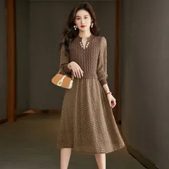 Đầm Dệt Kim Nữ Thanh Lịch Hàn Quốc  VH38