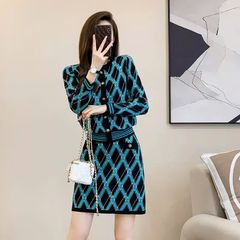Set Đầm Len Dệt Kim Thời Trang Cao Cấp AL62