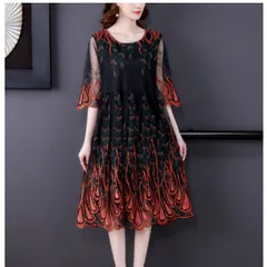 Đầm Thêu Sang Trọng Phong Cách Phương Tây Dự Tiệc VH92