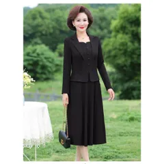 Đầm Dài Tay Cổ Vest Nữ Tính Của Mẹ  VH14