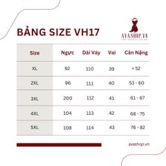 Đầm Hoa Dài Che Bụng Cổ V Thanh Lịch Cho Mẹ VH17