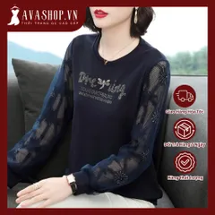 Áo Thun Ren Mùa Xuân Sành Điệu Cho Mẹ SM111