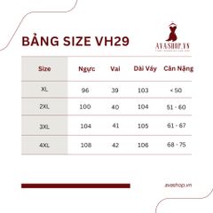 Đầm Voan Tay Ngắn Mùa Hè Thanh Lịch Cho Mẹ VH29