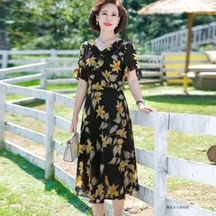 Đầm Hoa Mềm Mát Thời Trang Cho Mẹ VH81