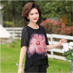 Áo Thun Voan Hè Sang Trọng Mềm Mát Cho Mẹ SM21