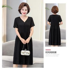 Đầm Trung Niên Lụa Cotton Mềm Mát VH46