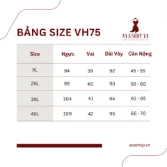 Đầm Nữ Dự Tiệc Sang Trọng Lịch Sự VH75
