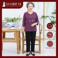 Bộ Đồ Quần Áo Cho Bà Cho Mẹ Lịch Sự AB11