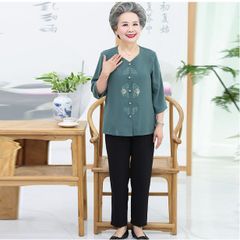 Bộ Đồ Quần Áo Cho Bà Cho Mẹ Lịch Sự AB11