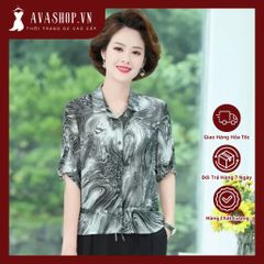(THANH LÝ) Áo Sơ Mi Voan Sang Trọng Cho Mẹ SM47