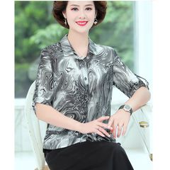 (THANH LÝ) Áo Sơ Mi Voan Sang Trọng Cho Mẹ SM47