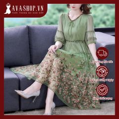 Đầm Hè Trung Niên Khí Chất Sang Trọng VH51